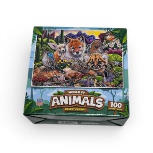 Masterpieces World of Animals 100 Piece Jigsaw Puzzle